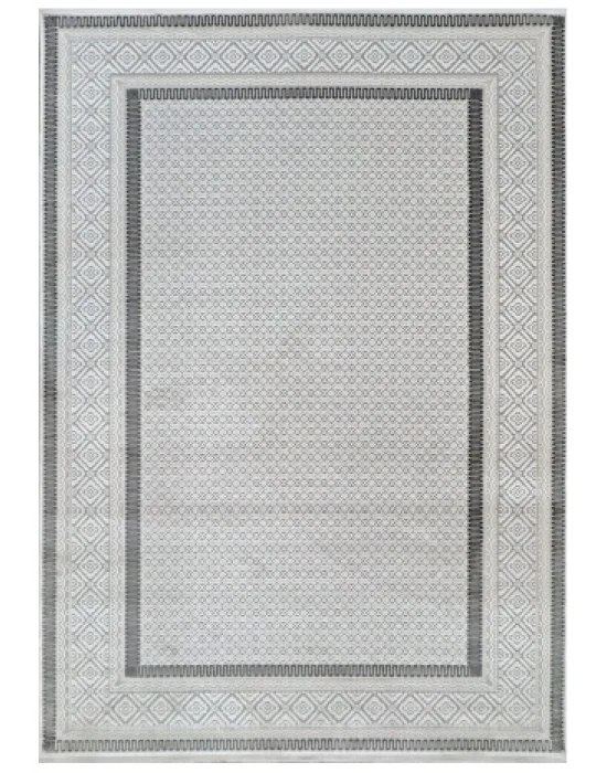 Grande 4693 Antrasit Akrilik Hav Vermez Modern Desenli Makine Halısı