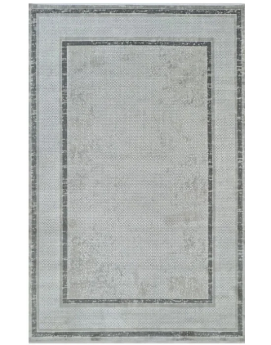 Grande 4691 Antrasit Akrilik Hav Vermez Modern Desenli Makine Halısı