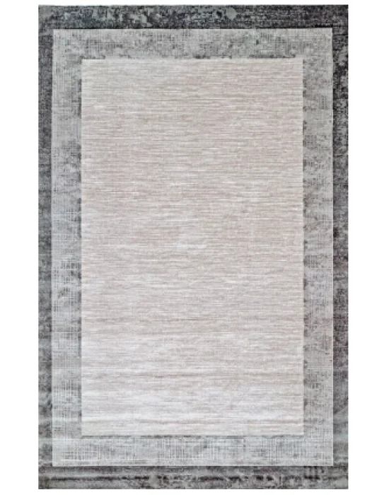 Grande 4672 Antrasit Akrilik Hav Vermez Modern Desenli Makine Halısı