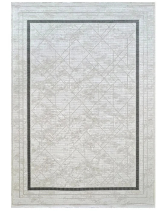 Grande 4689 Antrasit Akrilik Hav Vermez Modern Desenli Makine Halısı