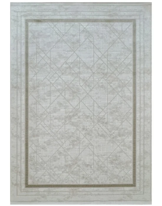 Grande 4689 Vizon Akrilik Hav Vermez Modern Desenli Makine Halısı