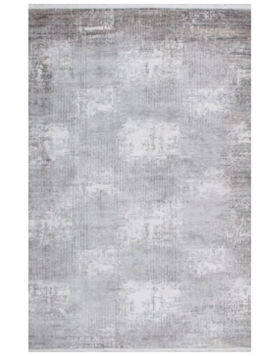 Grande 4502 Antrasit Akrilik Hav Vermez Modern Desenli Makine Halısı