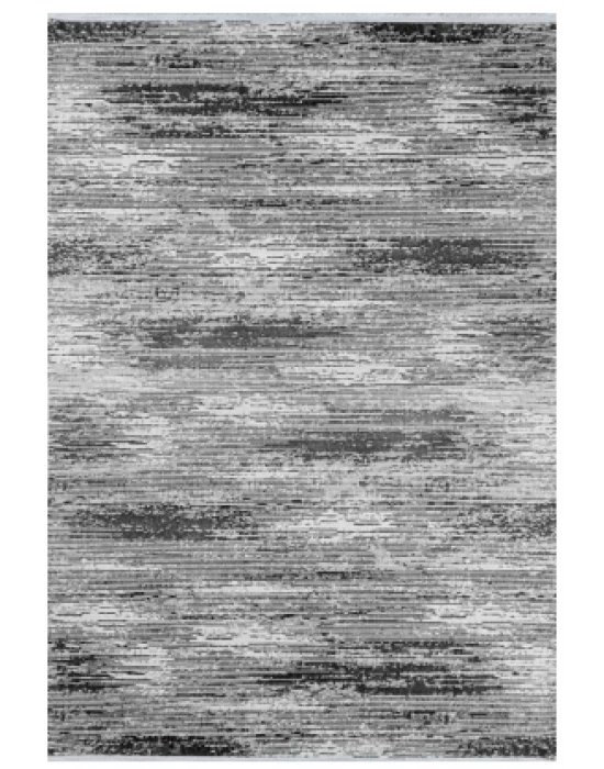 Plain 3011C Antrasit Akrilik Hav Vermez Modern Desenli Makine Halısı