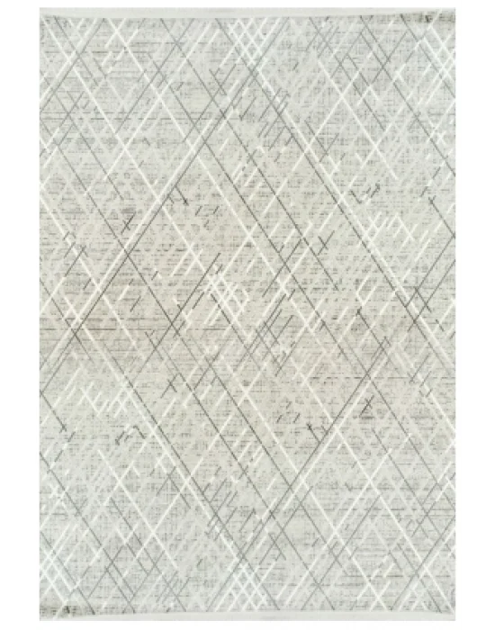 Plain 5092 Vizon Akrilik Hav Vermez Modern Desenli Makine Halısı