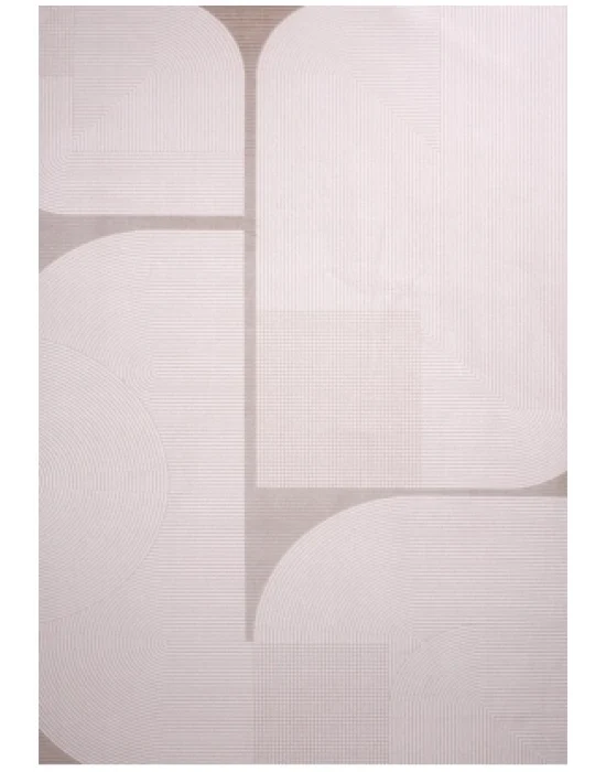 Plain 5335A Vizon Akrilik Hav Vermez Modern Desenli Makine Halısı