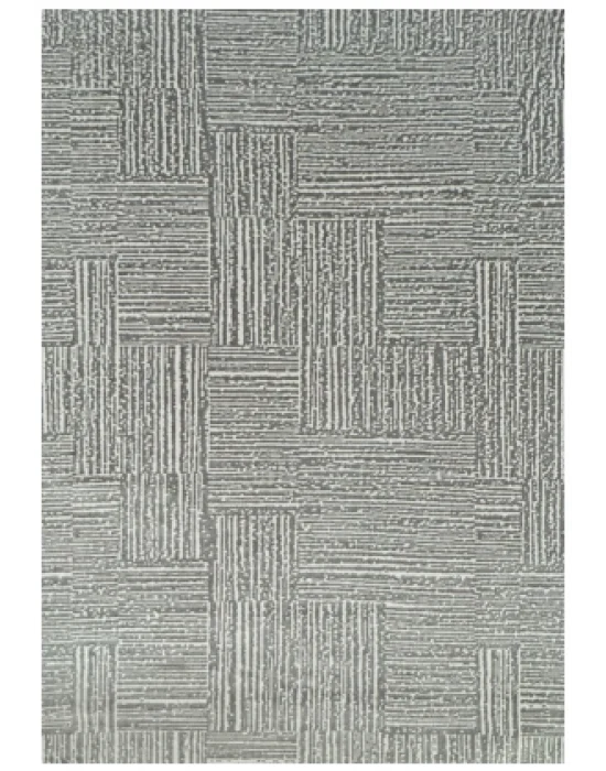 Plain 5095 Antrasit Akrilik Hav Vermez Modern Desenli Makine Halısı