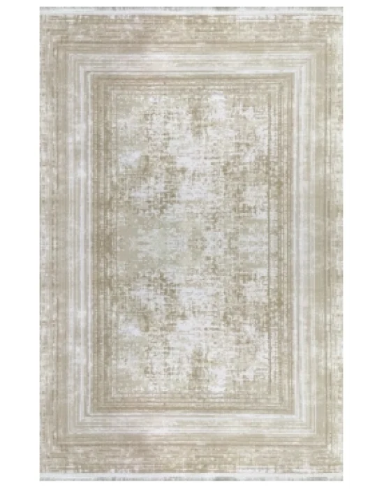 Moda 4005 Bej Akrilik Salon Halısı