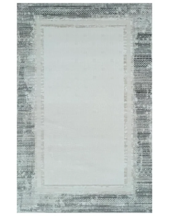 Moda 4536 Antrasit Akrilik Salon Halısı