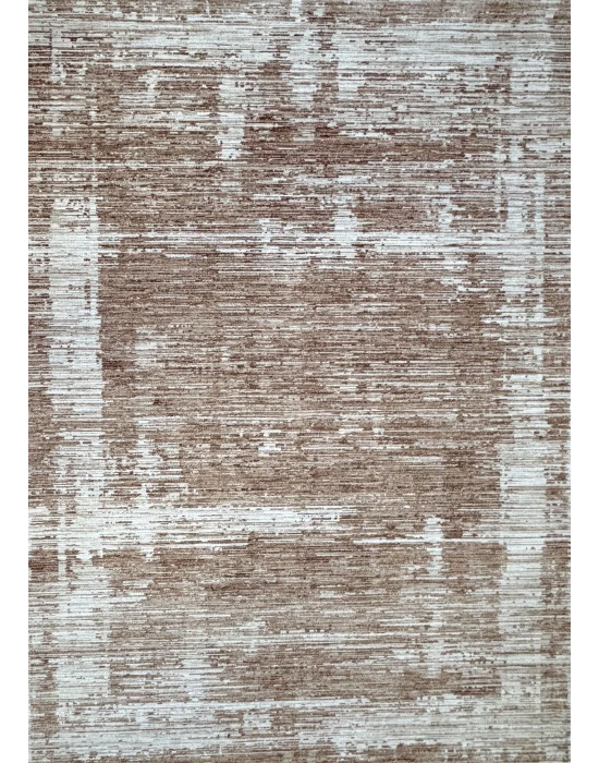 Stella 769 Kahve Eskitme Desenli Makine Halısı