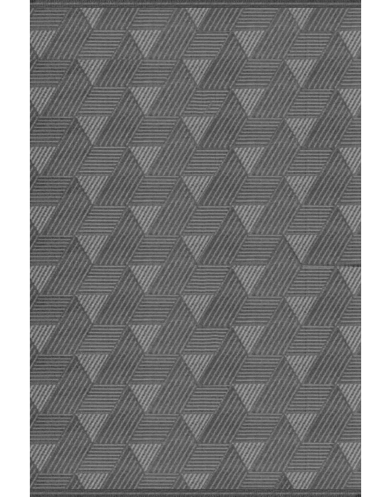 Sofia 04C Antrasit Yıkanabilir Dekoratif Makine Halısı