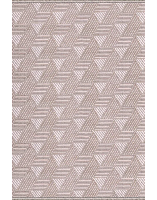 Sofia 04A Vizon Yıkanabilir Dekoratif Makine Halısı