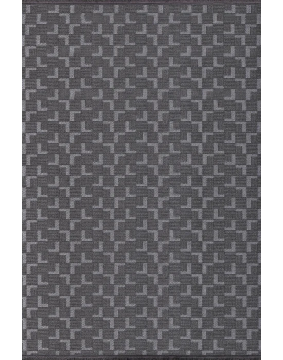 Sofia 01C Antrasit Yıkanabilir Dekoratif Makine Halısı