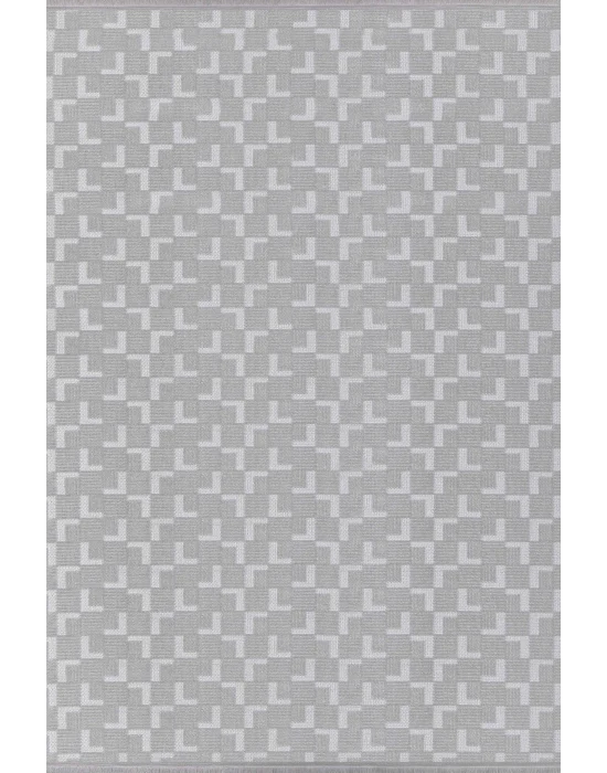 Sofia 01B Gri Yıkanabilir Dekoratif Makine Halısı