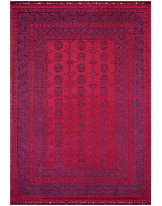 Aras 301 Bordo Otantik Desenli Dekoratif Kilim