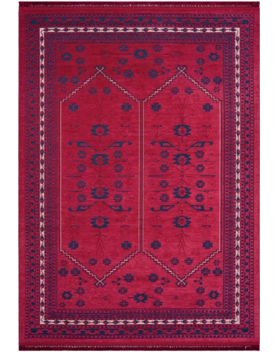 Aras 303 Bordo Otantik Desenli Dekoratif Kilim
