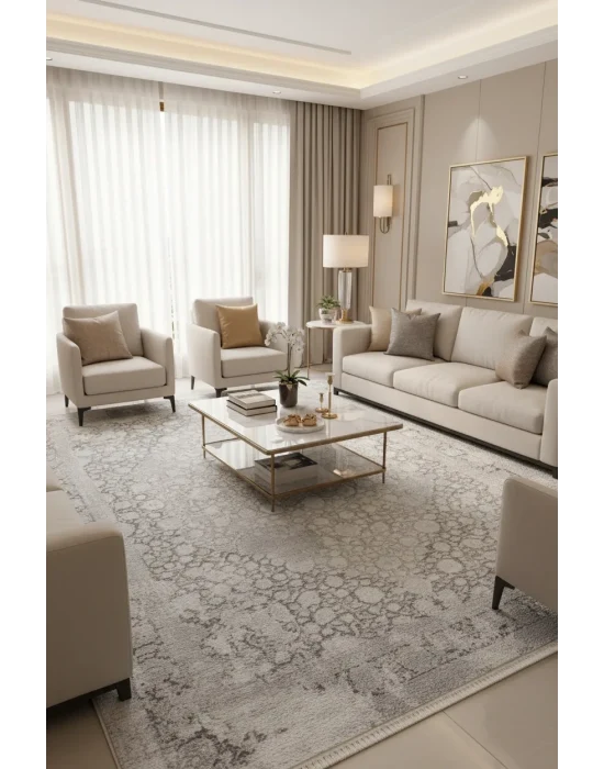 Arora 31886-095 Pamuk Tabanlı Akrilik Salon Halısı