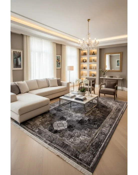 Arora 34678-090 Pamuk Tabanlı Akrilik Salon Halısı