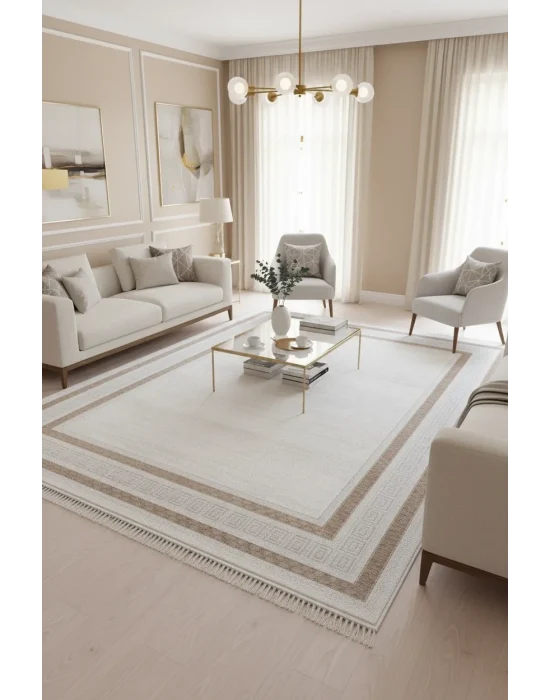 Arora 64879-070 Pamuk Tabanlı Akrilik Salon Halısı