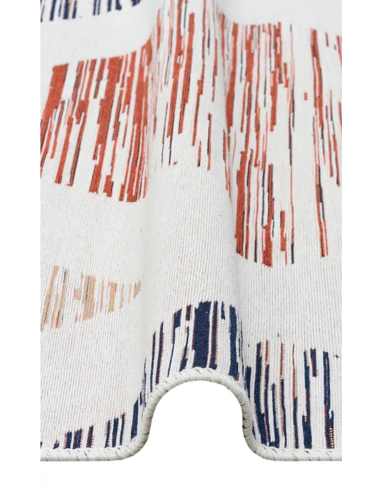 Arya Ar 38 Multy  %100 Geri Dönüşümlü Pamuktan Çift Taraflı Yıkanabilir Modern Dekoratif Kilim