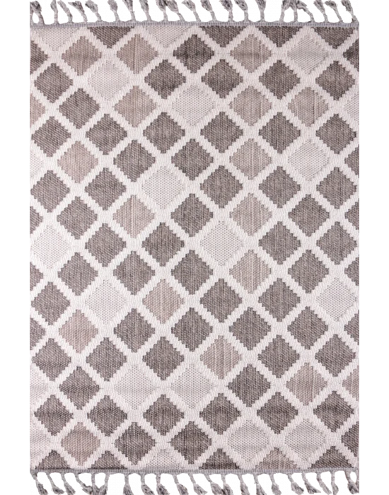 Astra 19787A Bej Bukle Tekniğiyle Üretilmiş Modern Makine Halısı