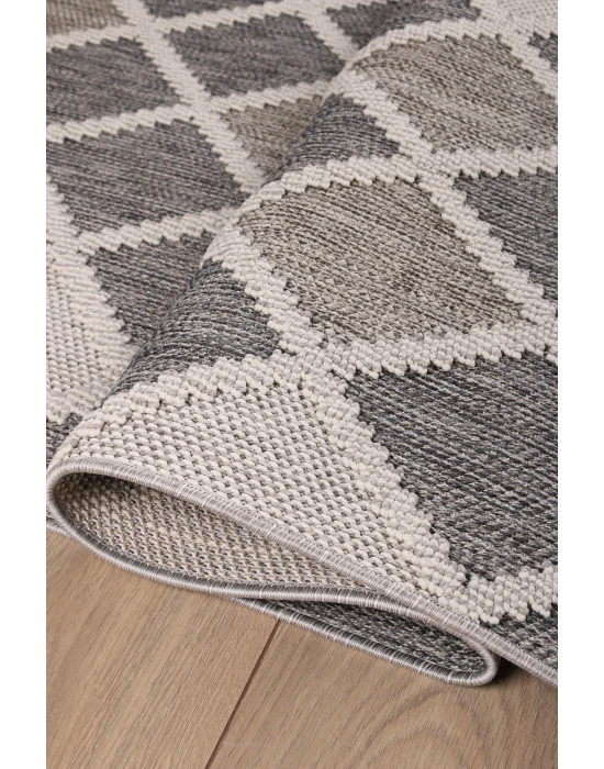 Astra 19787A Mavi Bukle Tekniğiyle Üretilmiş Modern Makine Halısı