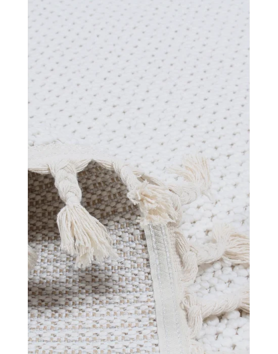 Boho BH-5 Krem Bukle Dokuma Modern Makine Halısı