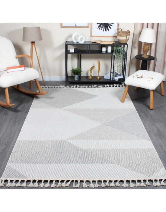 Boho BH-9 Multi Bukle Dokuma Modern Makine Halısı