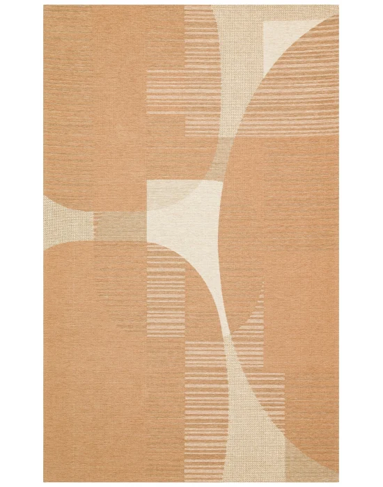 Brooklyn Brk 13 Natural Beıge 0187 Hasır Görünümlü Kaymaz Renkli Dokuma Modern Kilim