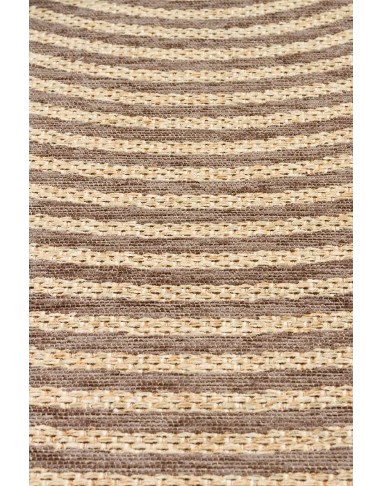 Brooklyn Brk 07 Grey Hasır Görünümlü Kaymaz Renkli Dokuma Modern Kilim