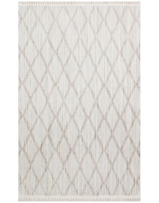 Cozy CZY 04 Beige Hav Toz Vermez Modern Örgü Dokuma Makine Halısı