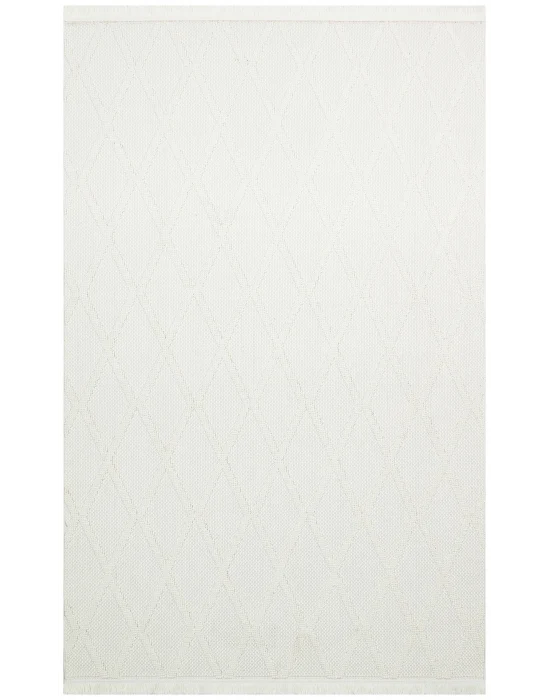 Cozy CZY 04 Cream Hav Toz Vermez Modern Örgü Dokuma Makine Halısı