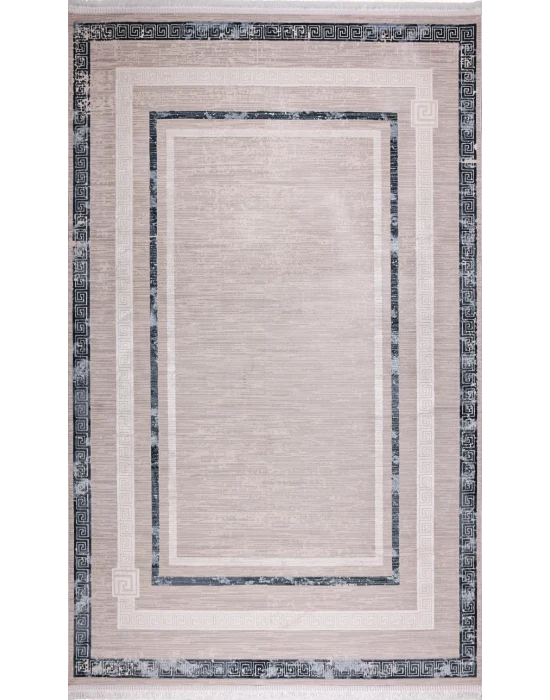 Deco 534A Kemik Mavi Akrilik Salon Halısı