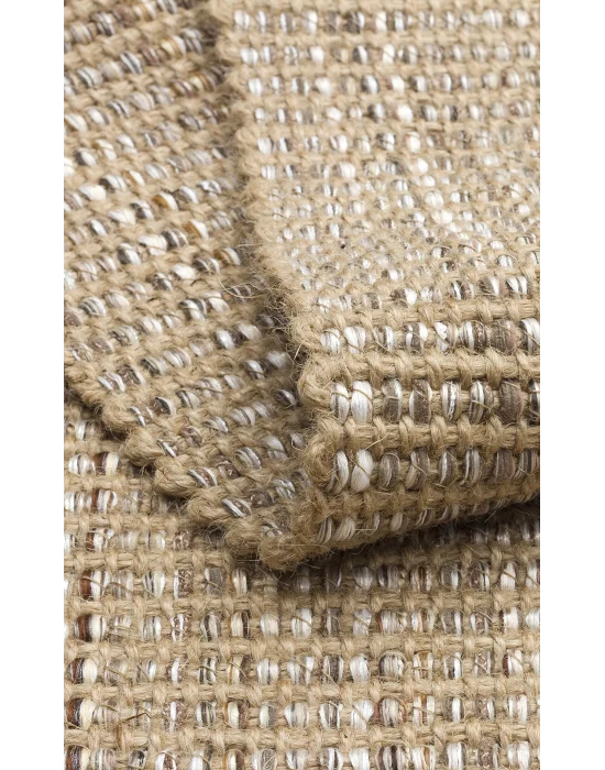 DOHA HALI 0009 Jüt ve Polyester ile Üretilen Çift Taraflı Modern Kilim