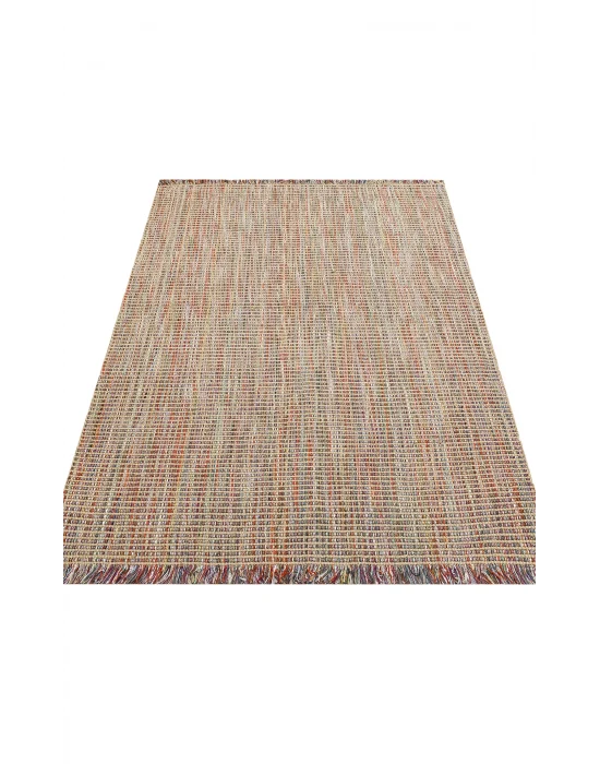 DOHA HALI 0014 Jüt ve Polyester ile Üretilen Çift Taraflı Modern Kilim