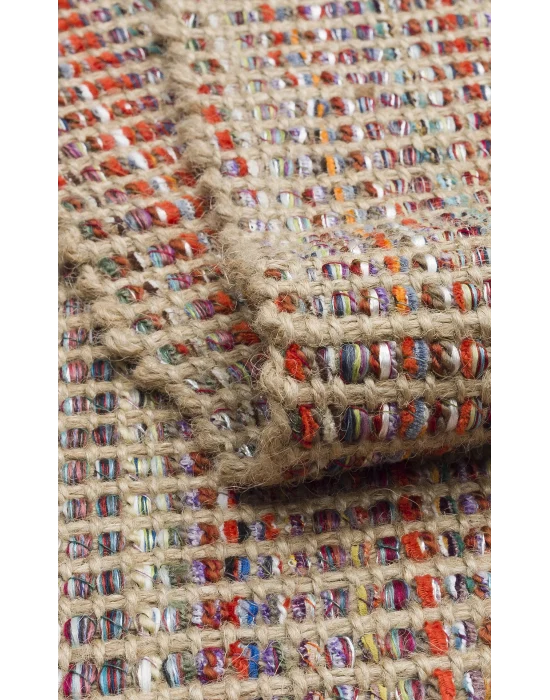 DOHA HALI 0014 Jüt ve Polyester ile Üretilen Çift Taraflı Modern Kilim