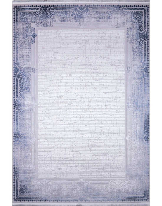 Elit 20631A Mavi Akrilik Makine Halısı