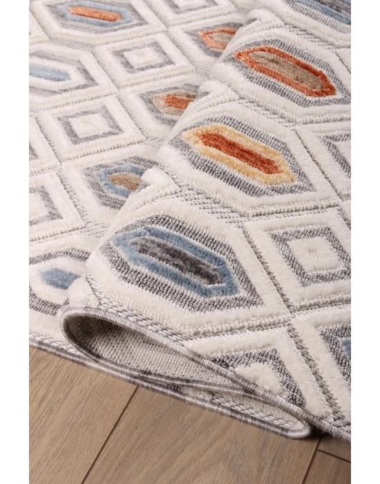 Fiesta 8748A Multi Özel Dokuma Tekniğiyle Üretilmiş Modern Makine Halısı ✄