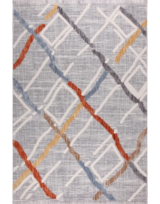 Fiesta 8782B Multi Özel Dokuma Tekniğiyle Üretilmiş Modern Makine Halısı