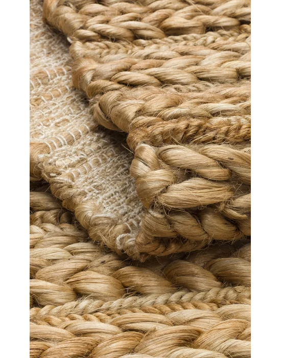Choti Mıx Natural Flatweave Natural Jüt İle Üretilen El Dokuma Hasır Halı