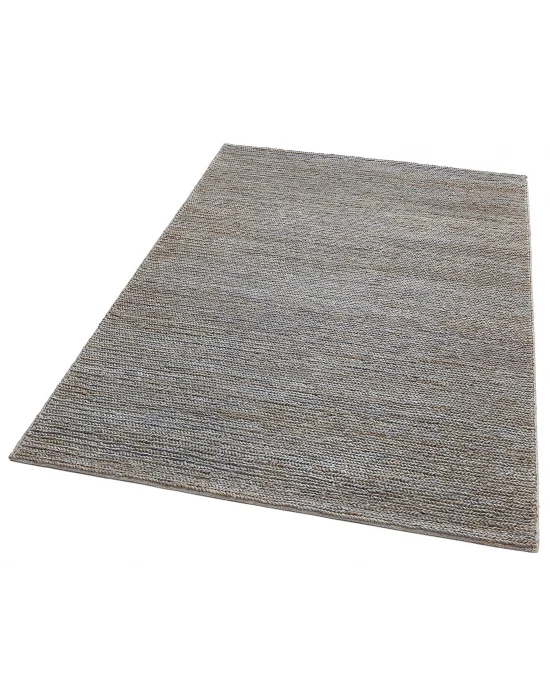 Choti Fıne Slate Blue (SB03) Flatweave Natural Jüt İle Üretilen El Dokuma Hasır Halı