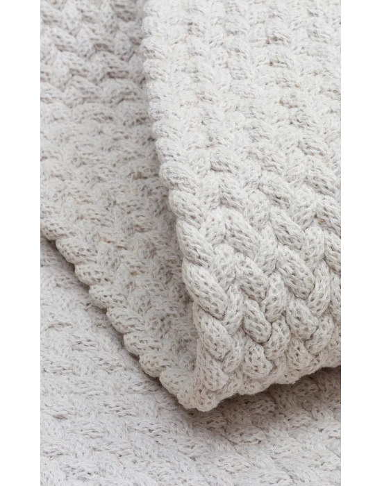 FLATWEAVE KILIM 0871 Renkli Jüt Görünümlü Hasır Örgü Halı