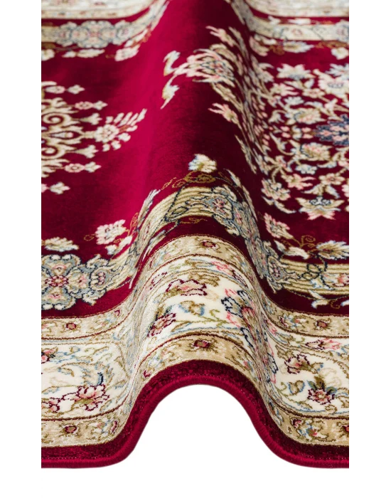 Isfahan Scd 01 Red Klasik Desenli Yüksek Kalite Sık Dokuma Seccade