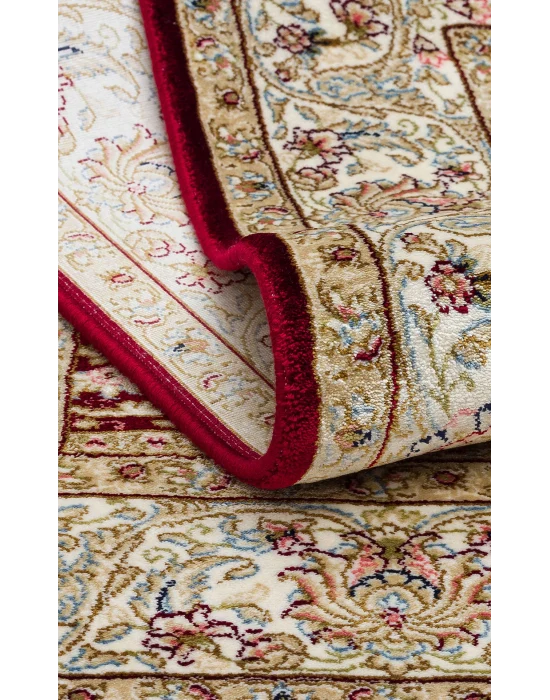 Isfahan Scd 01 Red Klasik Desenli Yüksek Kalite Sık Dokuma Seccade