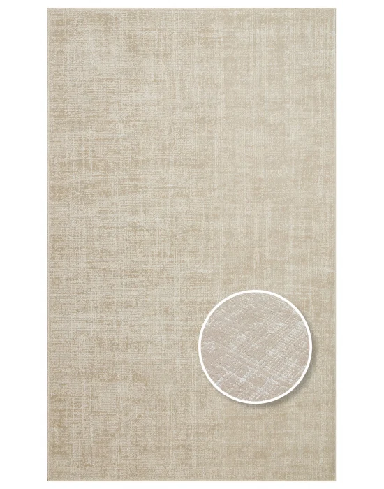 Kalahari Plain Beıge Özel Dokuma Tekniği ile Üretilen Modern Sade Desenli Makine Halısı