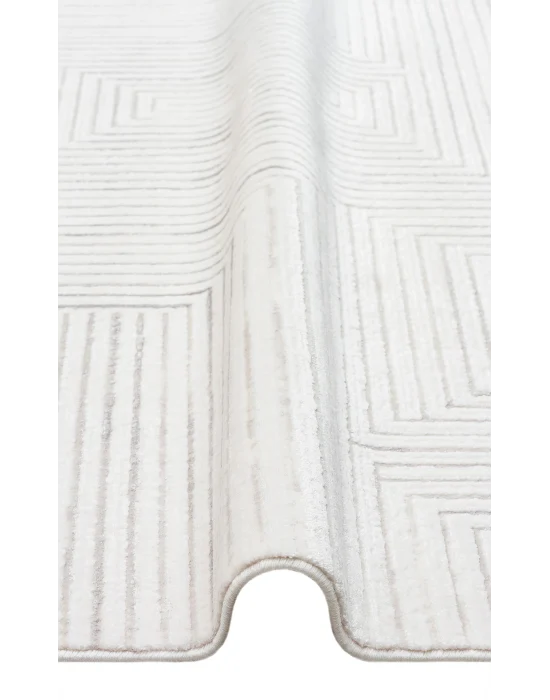 LYKIA HALI 0041 Sade ve Modern Akrilik Makine Halısı