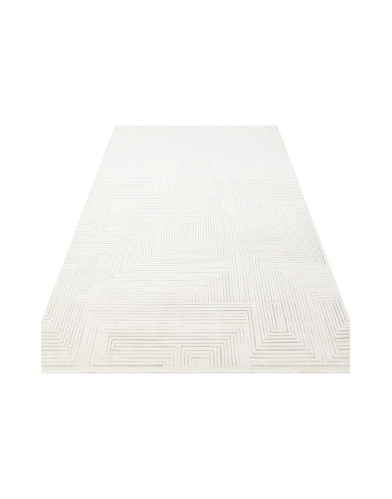 LYKIA HALI 0041 Sade ve Modern Akrilik Makine Halısı