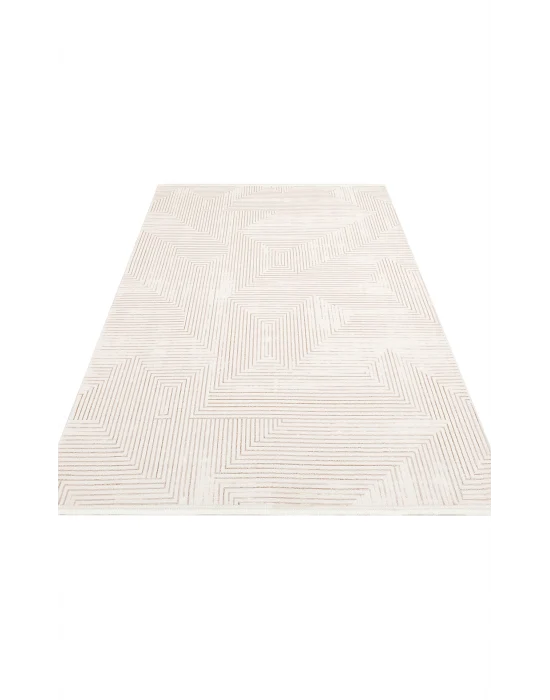 LYKIA HALI 0058 Sade ve Modern Akrilik Makine Halısı
