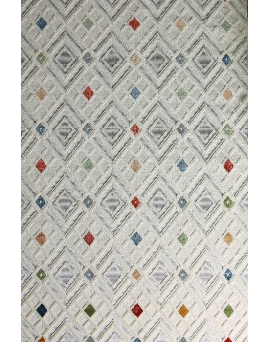 Mondeo 24780A Multi Modern Desenli Dekoratif Makine Halısı