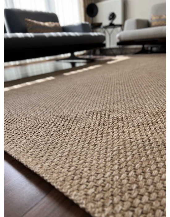 Dhoku DH001 Devetüyü Rustik Modern Örme Kilim - indoor & outdoor