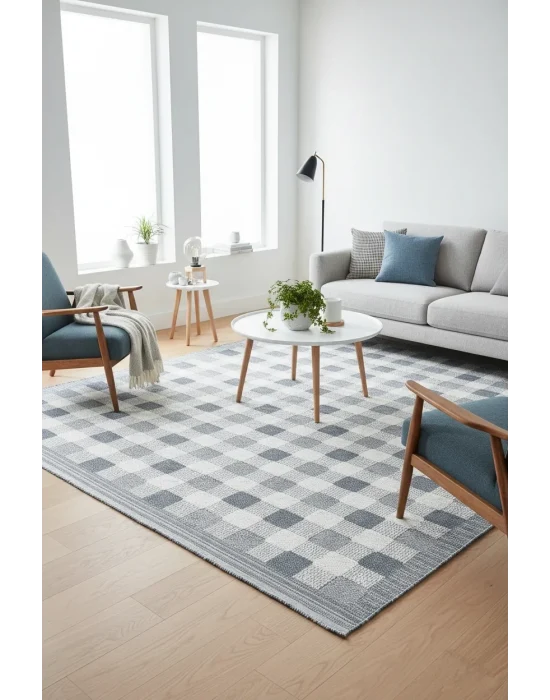 Narbe NB01 Bukle Modern Desenli Makine Halısı